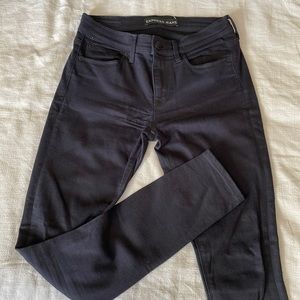 Express black mid rise skinny Jean